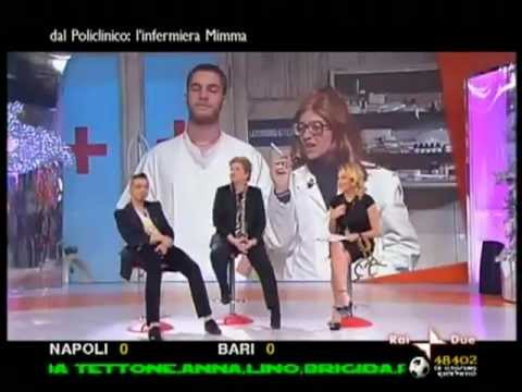 Lucia Ocone - L'infermiera Mimma interviene a Quelli che il calcio...