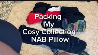 ✈️ Packing for an upcoming adventure  with my Cosy Collection NAB Pillow!