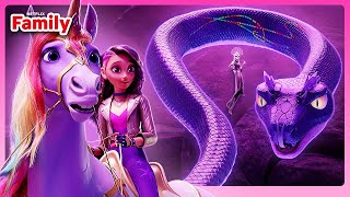 Download lagu Ravenzella's Grim Cobra Attacks the Sapphires | Unicorn Academy: Secrets Revealed | Netflix Family mp3