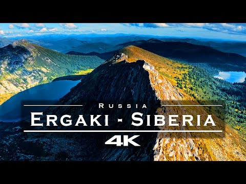 Ergaki - Southern Siberia, Russia 🇷🇺 - by drone [4K]