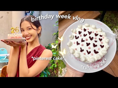 26th birthday vlog — pinterest cake, meet friends & karaoke party