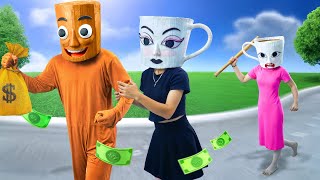 Tung Tung Tung Sahur secretly dates Espressona Signora 😳💋 | Italian Brainrot In Real Life