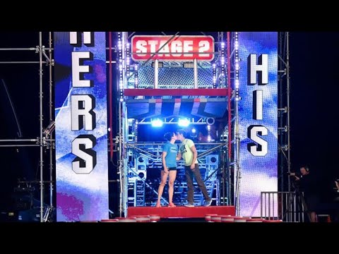 Jesse Labreck and Chris DiGangi on the Striding Steps - American Ninja Warrior All Stars 2020