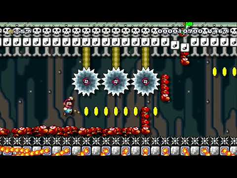 ふみふみハナちゃんカーペット2/WigglerRedCarpet by タチハヤ - SUPER MARIO MAKER - NO COMMENTARY 1ax