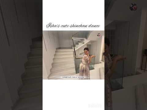 Isha's cute shinchan dance 💞🤗 #newshorts #fukrainsaan #abhishekmalhan #ishamalviya #abhishek #dance