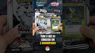Tudo o que eu consegui em 3 Quadripacks de Pokémon TCG 🤔