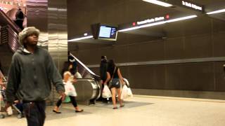 preview picture of video 'Ride Metro Red Line Subway (Hollywood/Highland to Westlake/MacArthur Park)'