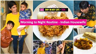 Tamil Vlog USA / Weekday Routine with 2 Kids / Morning to Night Vlog (11am to 9pm) /  Kala's Kitchen