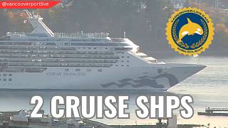 Coral Princess and Windstar Star Seeker in Vancouver BC May 7, 2026