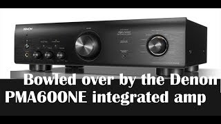 Video thumbnail for Review: The almost too good to be true $399 Denon PMA-600NE integrated amp by Steve Guttenberg Audiophiliac