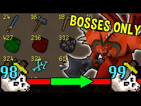 Loot from 98-99 Slayer Only Doing Boss Tasks! Main Progress #32 [OSRS]