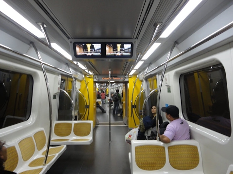 ViaQuatro - A Bordo do Metrô Coreano Rotem Série 4000 Linha 4 Amarela