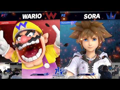 BSSP21 Castelia (Wario/DDD) Vs. Corey (Sora/Steve) - SSBU Losers Finals
