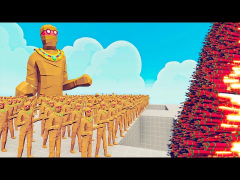 100x MUMMY + 1x GIANT vs 3x EVERY GOD - Totally Accurate Battle Simulator TABS