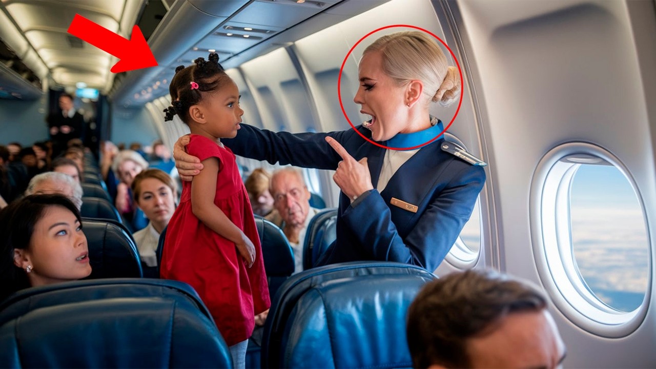 Flight Attendant Kicks Little Black Girl Off Plane, Not Knowing Her Parents Own the Airline