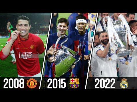 ⚽ All UEFA Champions League Champions 1956 - 2022 | Every Champions League Finals Winners