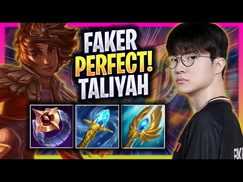 FAKER PERFECT GAME WITH TALIYAH! - T1 Faker Plays Taliyah MID vs Qiyana! | Season 2025