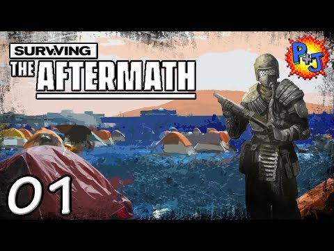 Let's Play Surviving the Aftermath | Post Apocalyptic Colony Builder Game | Gameplay Episode 1 (P+J)