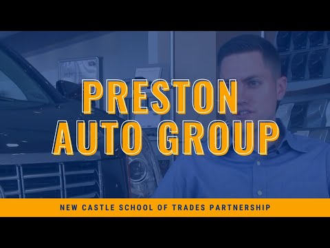 New Castle School of Trades Partnership with Preston Auto Group
