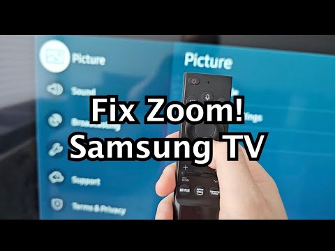 How to FIX Zoom on Samsung Smart TV! (Even If Picture Size Settings Grayed Out)