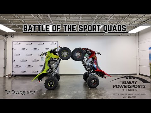 Battle of the last Available Sport quads, Yamaha YFZ 450 VS. Yamaha Raptor 700R