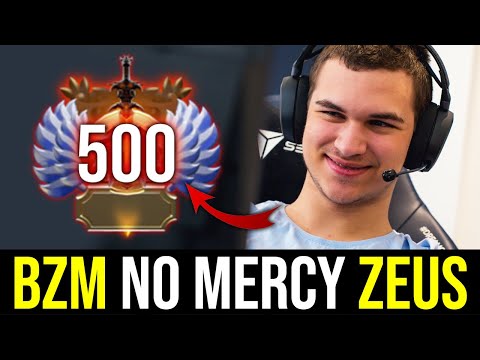 OG.bzm NO MERCY Against RANK 500+ ZEUS Mid DOTA 2