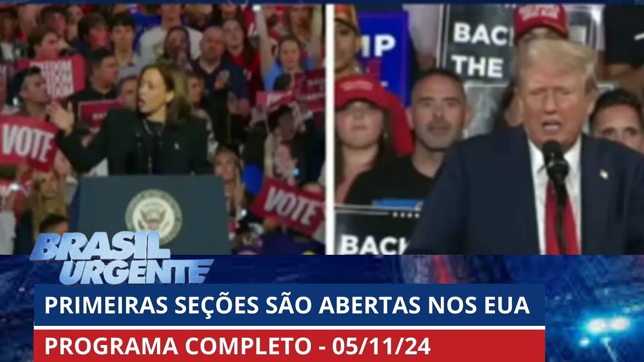 [AO VIVO] BRASIL URGENTE | 05/11/2024