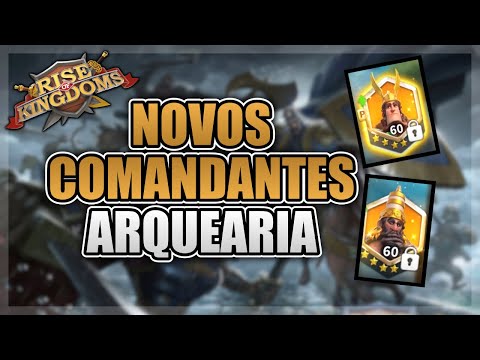 NOVOS LENDÁRIOS | HERMANN PRIME & ASHURBANIPAL - RISE OF KINGDOMS
