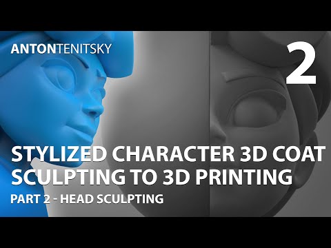 Photo - Stylized Character for 3D Printing - Part 2 | 3D baskı için 3DCoat - 3DCoat