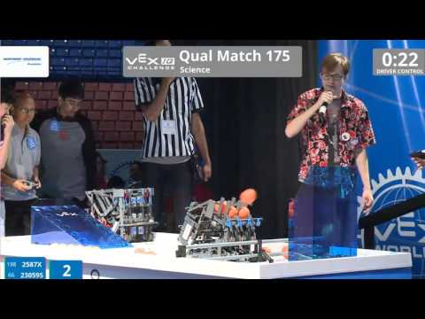 VEX Worlds 2016 - VEXIQ Middle School - Science - Qual 175 (2587X 23059S) 77