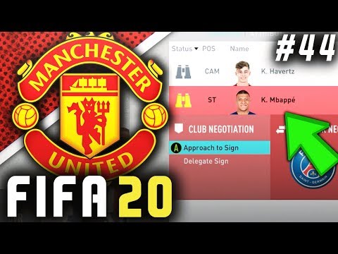 MBAPPE AVAILABLE FOR FREE?! 😱 - FIFA 20 Manchester United Career Mode EP44