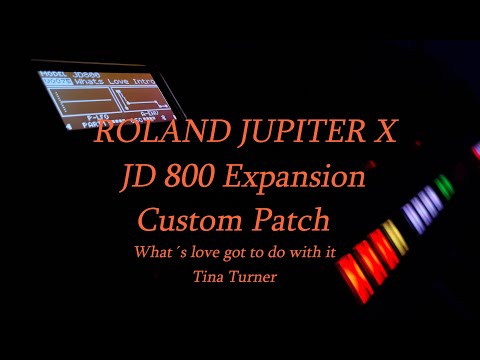 What´s love got to do with it (Tina Turner) - Roland Jupiter X - JD 800 - Intro Cover #Patchwork