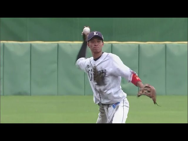 【ファーム】横っ跳び!! ライオンズ・金子一がショートの守備で魅せる!! 2018/9/6 L-E(ファーム)