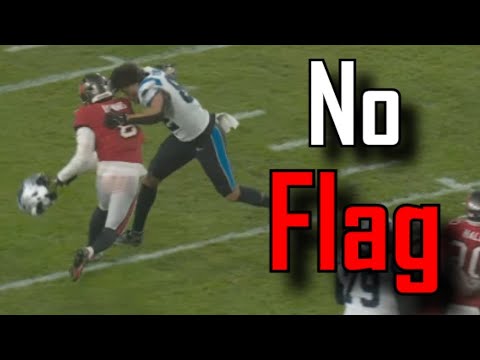 The officials miss several calls on the same series | Tampa Bay Buccaneers Vs Carolina Panthers