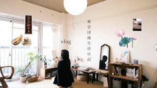 「朝４時に起きてしまったので、ひとり朝活さんぽ🪷カフェと映画に救われる日」築50年団地和室の新たな照明｜紙もの整理