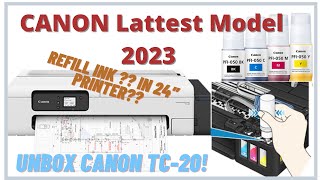 Canon TC 20 Unbox, Installation & Printing Speed Test - New Canon Large Format Printer 2023