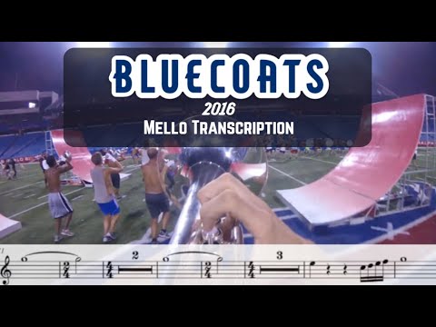 Bluecoats 2016 - Down Side Up - Mello Transcription