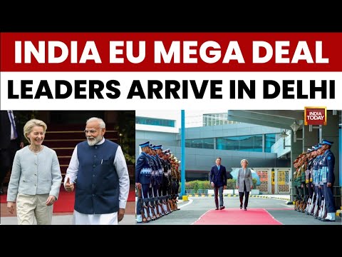 EU Leaders Ursula von der Leyen & Antonio Costa Visit India Ahead of Republic Day 2026 | India Today
