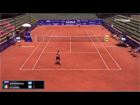 Samsonova -  Di Sarra 1° set - Perugia