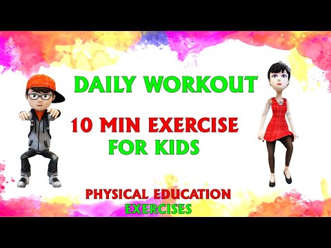 10 Min Exercise for Students - Home Workout - physical education exercise