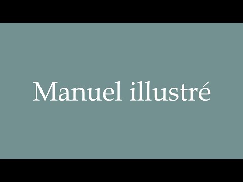 How to Pronounce ''Manuel illustré'' (Illustrated manual) Correctly in French