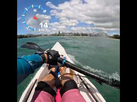 Nice sea! #surfski #kayak #gopro