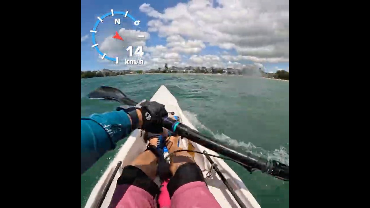 Nice sea! #surfski #kayak #gopro