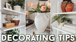 HOME DECORATING TIPS | FINDING HIGH END DUPES ON A BUDGET AT HOMEGOODS | HOW TO STYLE HOME DECOR