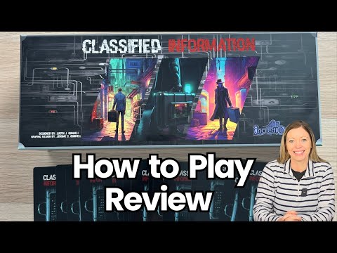 lassified Information Board Game | Clever Deduction in a Tiny Cyberpunk Package