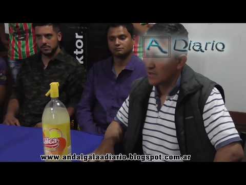 Presentacióon de la nueva camiseta de Velez Andalgalá