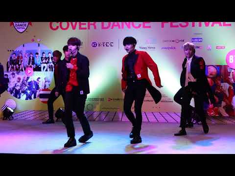 180512 "BRUTE " cover "Intro + FIRE"(BTS) @ Thailand K-POP'18