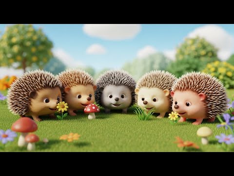Five Little Hedgehogs Snuffle, Snuffle, Snuff | Woodland Discovery Song