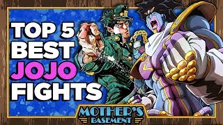 Top 5 Fights in Jojo&#39;s Bizarre Adventure (750k Special) (Anime Only)