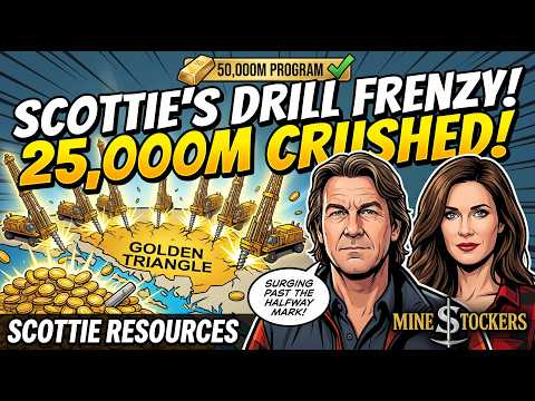 ⛏️💥 25,000 METERS DRILLED & COUNTING — 𝕊𝕔𝕠𝕥𝕥𝕚𝕖 Smashes Past the Halfway Mark! (536 g/t Gold?! 👀)
